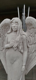 Kamenná socha Anděl 130cm - 2