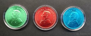 Investicne striebro mince minca Krugerrand - 2