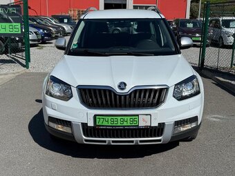 ► ŠKODA YETI 2,0 TDI 4x4 - 103 kW, PARK. SENZORY, TAŽNÉ ◄ - 2