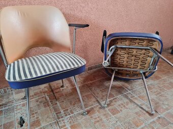 3ks retro stoličky na renováciu - 2