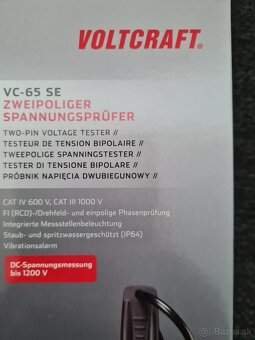 Dvopolový detektor napätia - 2