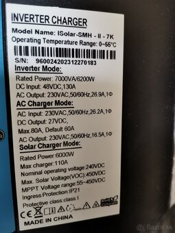 Fotovoltaický menič Easun 6200W + Wifi modul - 2