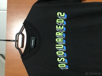 DSQUARED2 originál black pánske tricko L/XL - 2