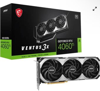 Grafická karta MSI GeForce RTX 4060 Ti VENTUS 3X 8G - 2