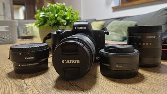 Canon M50+ objektívy - 2