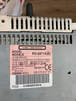 Clarion model PU 247 1A (E) - 2
