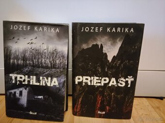 Jozef Karika 2 Knihy - Priepasť a Trhlina za Super Cenu 12 E - 2