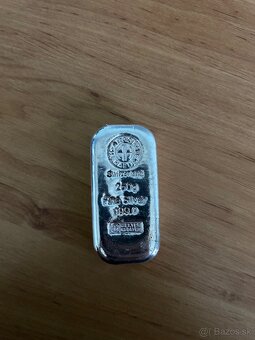 strieborné tehličky 500g a 250g - 2