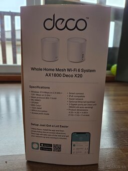 TP link Deco x20 wifi 6 mesh system - 2