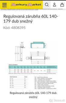 Zárubne oblozky regulovatelne - 2