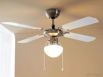 Nový stropný ventilátor s LED svietidlom - NEROZBALENY - 2