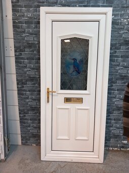 Plastové dvere č.194. 92x210cm L - 2