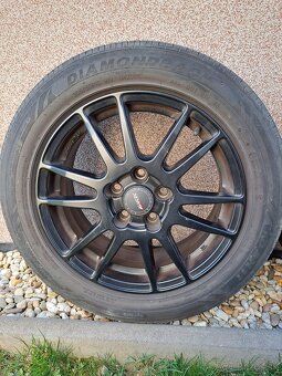 Kolesa 16" 5x108+TPMS+letne pneu - 2