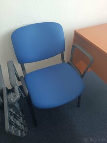Čalúnené stoličky 10ks (rôzne farby) so stolčekom aj bez - 2