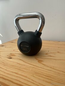 Predám pogumovanú činku Sportago Kettle-bell - 2