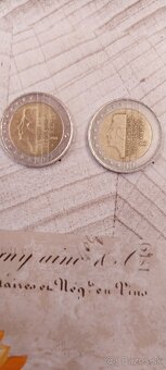 2 eurove mince Beatrix rok 2000 a 2001 - 2