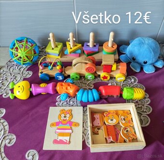 Hračky pre deti - plast ,drevo - 2
