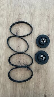 Pulleys/Belts kladky/remene na elektrický skateboard - 2