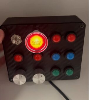 Buttonbox pre simulátor, simracing - 2