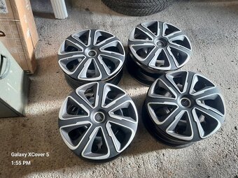 R16 5x112 plechace + puklice - 2