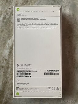ÚPLNE NOVÝ IPhone 16 plus 512GB farba white - 2