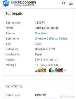 LEGO® Star Wars™ 75397 Jabbov nákladný čln - 2