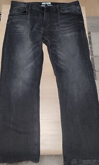 Pánske čierne džínsy, 36/32. - 2