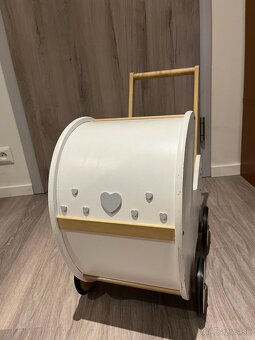 Detský drevený kočík - 2