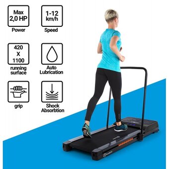 Bežiaci pás s vibračnou plošinou Klarfit - 2