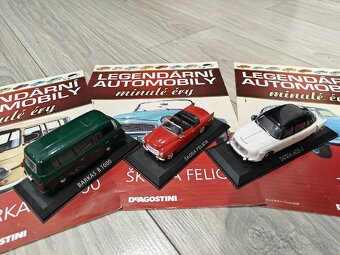 Modely D'Agostini 1:43 (ks 8eur, 3ks - 15 eur) - 2