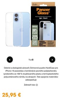 PanzerGlass iPhone 16 obal - 2