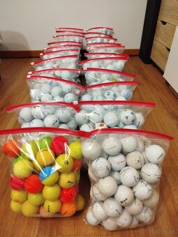 Predám 1000ks použitých golfových lopticiek - 2
