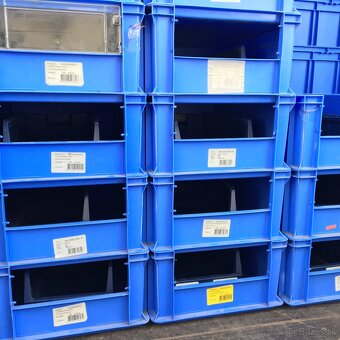 Velke Stohovacie plastove bedne do dielne skladu 40x60x23 - 2