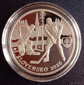 10 EUR Majsrovstvá Európy v hokeji - 100. výročie PROOF - 2
