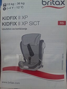 Autosedacka Britax Romer KIDFIX XP 15-36 kg - 2