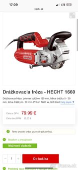 Drážkovacia fréza - HECHT 1660 - úplne nová nepoužitá - 2