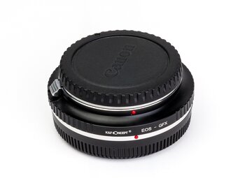 Fujifilm adaptér K&F Concept EOS-GFX bez AF, bez komunikačný - 2