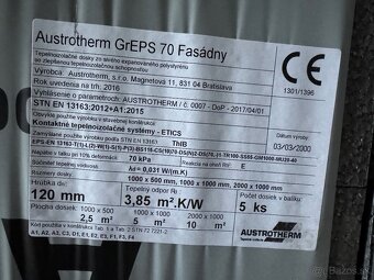 Grafitovy polystyrén 120mm - 2