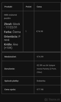 IWB vnutorne puzdro HeckelHolsters glock 17 - 2