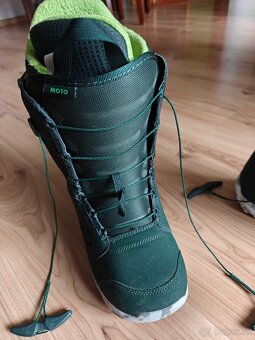Burton moto zelené snowboardové topánky - 2