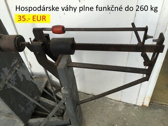 Hospodárska váha do 260 kg - 2