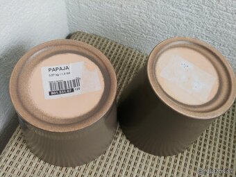 Keramické kvetináče, dva druhy - 2