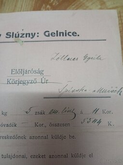 Gelnica voľby leták starý - 2