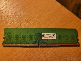 Pamäť RAM 4GB DDR4 - 2