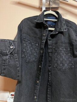 louis vuitton denim jacket bunda - 2