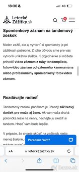 Tandemovy zoskok zo 4000m - 2
