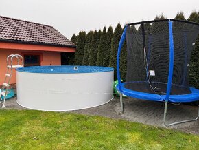 Bazen ibiza 1,2m vyska 4m priemer perfektny stav - 2