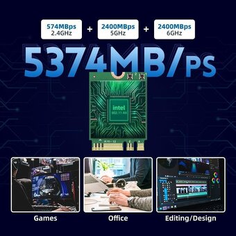 Bezdrôtová sieťová karta AX210 WIFI 6E - 2