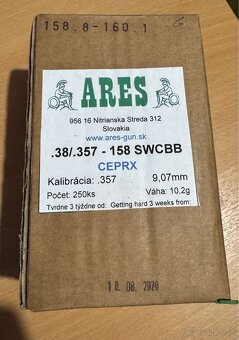 Predám strely na prebíjanie .38 Special /.357 Magnum - 2