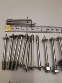 Klince do betonu,oceľové nastreľovacie klince dĺžka 5 a 6cm - 2